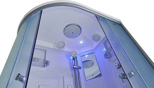 Душевая кабина Timo Standart Т-5502 R 120x85x220, хромотерапия, турецкая баня хамам, стульчик прозрачный Душевая кабина Timo Standart Т-5502 R 120x85x220, хромотерапия, турецкая баня хамам, стульчик прозрачный