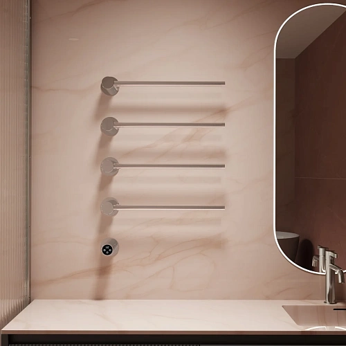 Полотенцесушитель электрический Vincea VTD-2H1CH хром, таймер Полотенцесушитель электрический Vincea VTD-2H1CH хром, таймер