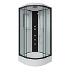 Картинка анонса товара «душевая кабина niagara classic ng-6702-14g (1000х1000х2150) средний поддон (26см) стекло прозрачное черные профиля 67021414g»