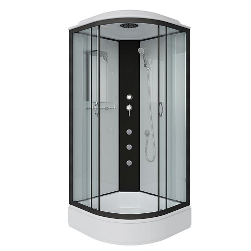 Душевая кабина Niagara Classic NG-6701-14G (900х900х2150) средний поддон (26см) стекло прозрачное черные профиля 67011414G Душевая кабина Niagara Classic NG-6701-14G (900х900х2150) средний поддон (26см) стекло прозрачное черные профиля 67011414G