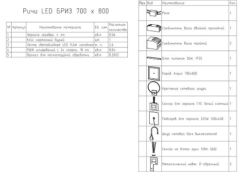 Зеркало BRIZ Риччи пдз 44-70 360 01-44070-00 00 Зеркало BRIZ Риччи пдз 44-70 360 01-44070-00 00