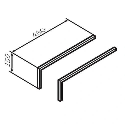 Комплект ножек для мебели AM.PM Spirit V2.1 M71A-LEGS Комплект ножек для мебели AM.PM Spirit V2.1 M71A-LEGS