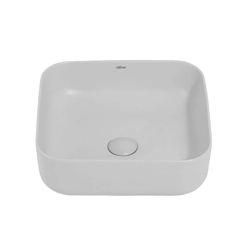 Раковина ABBER Rechteck AC2211MLG накладная, светло-серая матовая Раковина ABBER Rechteck AC2211MLG накладная, светло-серая матовая
