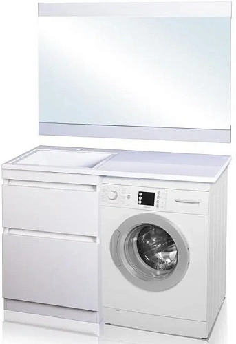 Зеркало Style Line Даллас 120, Люкс белое СС-00000393 Зеркало Style Line Даллас 120, Люкс белое СС-00000393