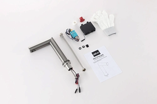 Смеситель для раковины ABBER Perfekte 316 AF8A101BGGS сенсорный оружейная сталь брашированная Смеситель для раковины ABBER Perfekte 316 AF8A101BGGS сенсорный оружейная сталь брашированная