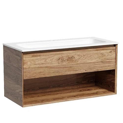 Тумба под раковину Sancos Marmi 1.0 MR1.0100ECH 995х445х520 дуб чарльстон, подвесная Тумба под раковину Sancos Marmi 1.0 MR1.0100ECH 995х445х520 дуб чарльстон, подвесная