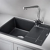 Кухонная мойка Granula 6501, ШВАРЦ (чёрный металлик), кварц 650х495 Кухонная мойка Granula 6501, ШВАРЦ (чёрный металлик), кварц 650х495