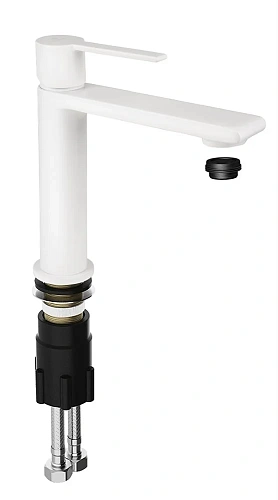 Смеситель для раковины Kaiser Serio 05311-4 Белый матовый Смеситель для раковины Kaiser Serio 05311-4 Белый матовый