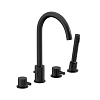 Картинка анонса товара «смеситель на борт ванны damixa scandinavian pure 360400300 черный матовый»
