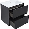 Тумба под раковину Aquanet Милан 65 черный глянец 00306379 Тумба под раковину Aquanet Милан 65 черный глянец 00306379