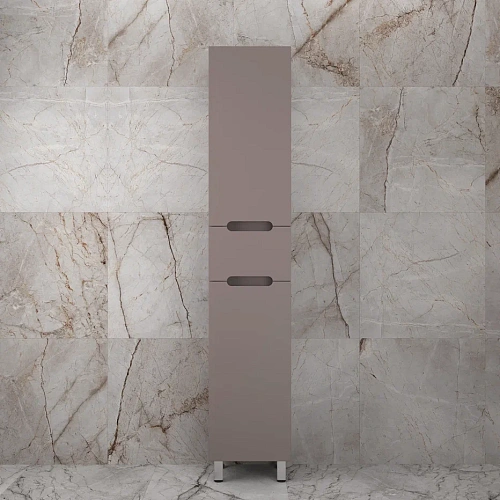 Шкаф-пенал Style Line Матис 36 см ЛС-00002391 напольный, тауп темный Шкаф-пенал Style Line Матис 36 см ЛС-00002391 напольный, тауп темный