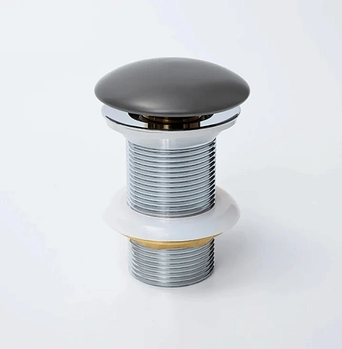 Донный клапан Gid без перелива Dgm100 74408K темно-серый матовый 7x7x10 Донный клапан Gid без перелива Dgm100 74408K темно-серый матовый 7x7x10