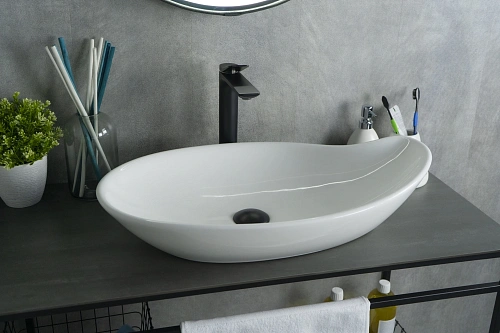 Раковина Gid N9052 51116 накладная белая 65x38x14 Раковина Gid N9052 51116 накладная белая 65x38x14