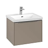 Тумба под раковину Villeroy &amp; Boch Subway 3.0 Taupe / Taupe C57700VM