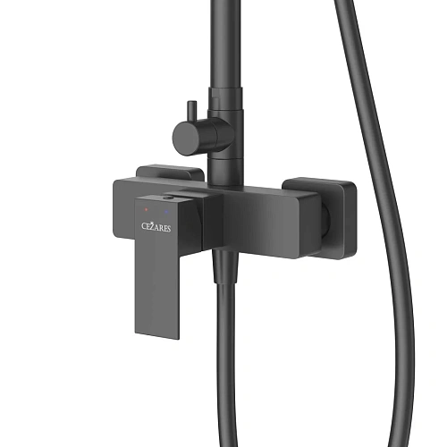 Душевая система CEZARES SLIDER-CD-NOP черный матовый Душевая система CEZARES SLIDER-CD-NOP черный матовый