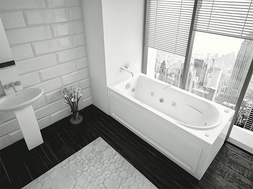 Акриловая ванна Aquatek Леда пустая без фронтального экрана LED170-0000047 Акриловая ванна Aquatek Леда пустая без фронтального экрана LED170-0000047