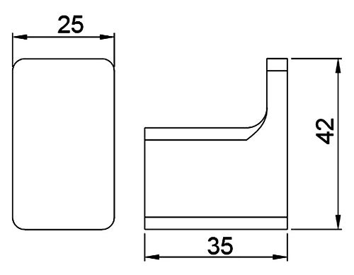 Крючок Timo Selene 17111/17 золото матовое Крючок Timo Selene 17111/17 золото матовое