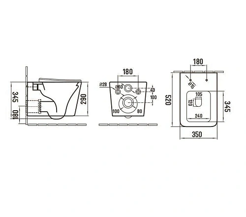 Унитаз подвесной CeramaLux 5170 MH светло-серый матовый с крышкой микролифт Унитаз подвесной CeramaLux 5170 MH светло-серый матовый с крышкой микролифт