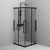 Душевой уголок AM.PM Func W84G-403-9090-BТ Slide 90х90, черный, стекло прозрачное Душевой уголок AM.PM Func W84G-403-9090-BТ Slide 90х90, черный, стекло прозрачное