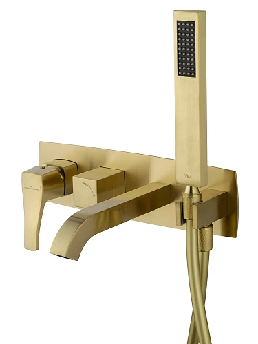 Смеситель для ванны Wonzon & Woghand FLEX встраиваемый, брашированное золото (WW-88889072-BG) Смеситель для ванны Wonzon & Woghand FLEX встраиваемый, брашированное золото (WW-88889072-BG)
