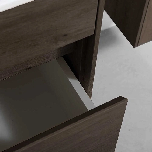 Тумба под раковину Vincea Chiara 800 подвесная, 1 выкатной ящик soft-close, R.Oak VMC-2C800RO Тумба под раковину Vincea Chiara 800 подвесная, 1 выкатной ящик soft-close, R.Oak VMC-2C800RO