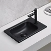 Раковина Gid Bm3340 72203 встраиваемая сверху черная матовая 40.5x26x10 Раковина Gid Bm3340 72203 встраиваемая сверху черная матовая 40.5x26x10