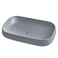 Раковина ABBER Rechteck AC2210MG накладная, серая матовая Раковина ABBER Rechteck AC2210MG накладная, серая матовая