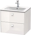 Тумба под раковину Duravit Brioso BR410102222 подвесная 62 см белый матовый Тумба под раковину Duravit Brioso BR410102222 подвесная 62 см белый матовый