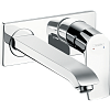 Картинка анонса товара «смеситель для раковины hansgrohe metris настенный с длинным изливом, хром 31086000»