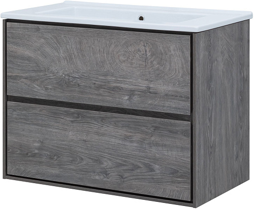 Тумба под раковину Aquanet Милан 85 дуб рошелье 00339969 подвесная Тумба под раковину Aquanet Милан 85 дуб рошелье 00339969 подвесная
