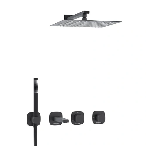 Душевая система WasserKRAFT A9151.265.315.219.162.327.242.217 встраиваемая черный Душевая система WasserKRAFT A9151.265.315.219.162.327.242.217 встраиваемая черный