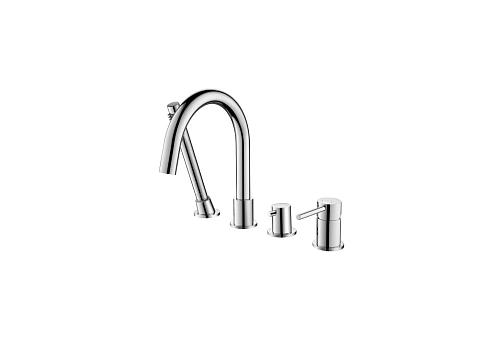 Смеситель на борт ванны Aquatek ЕВРОПА AQ1348CR Хром Смеситель на борт ванны Aquatek ЕВРОПА AQ1348CR Хром