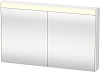 Картинка анонса товара «зеркальный шкаф duravit brioso br710302222 102 см белый глянцевый»