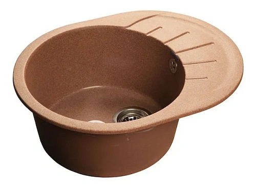 Кухонная мойка GranFest Rondo R-580 L тер терракот Кухонная мойка GranFest Rondo R-580 L тер терракот