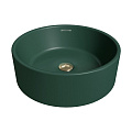 Раковина GROSSMAN Color GR-3013OLM (400x400x150) зеленая матовая Раковина GROSSMAN Color GR-3013OLM (400x400x150) зеленая матовая