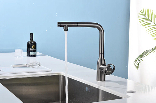 Смеситель для кухни Paulmark URBAN брашированная сталь Ur213104-BS Смеситель для кухни Paulmark URBAN брашированная сталь Ur213104-BS