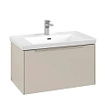 Тумба под раковину Villeroy & Boch Subway 3.0 с подсветкой Cashmere Grey / Cashmere Grey C573L2VN Тумба под раковину Villeroy & Boch Subway 3.0 с подсветкой Cashmere Grey / Cashmere Grey C573L2VN