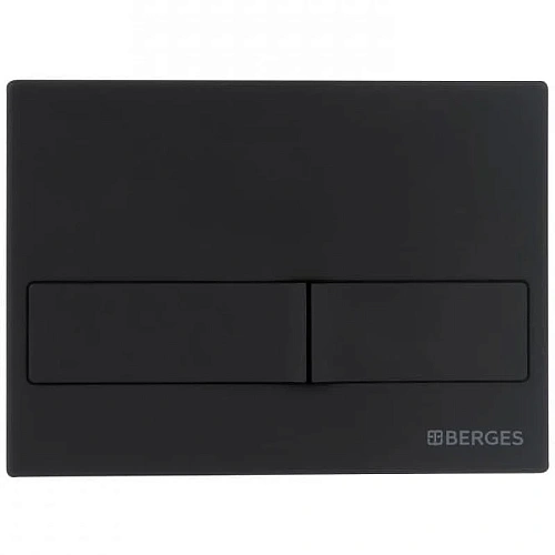 Комплект унитаза BERGES Strati Rimless с инсталляцией NOVUM кнопкой L5 черной SoftTouch, сидение дюр 042449 Комплект унитаза BERGES Strati Rimless с инсталляцией NOVUM кнопкой L5 черной SoftTouch, сидение дюр 042449
