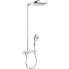Душевая система hansgrohe Raindance Select E 300 3jet Showerpipe с термостатом, хром 27127000 Душевая система hansgrohe Raindance Select E 300 3jet Showerpipe с термостатом, хром 27127000