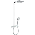 Душевая система hansgrohe Raindance Select E 300 3jet Showerpipe с термостатом, хром 27127000 Душевая система hansgrohe Raindance Select E 300 3jet Showerpipe с термостатом, хром 27127000