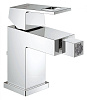 Картинка анонса товара «смеситель для биде grohe eurocube с донным клапаном, хром (23138000)»