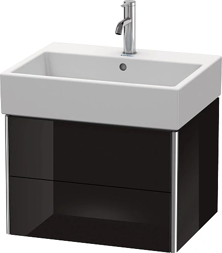 Тумба под раковину Duravit XSquare XS419304040 подвесная 58 см черный глянцевый Тумба под раковину Duravit XSquare XS419304040 подвесная 58 см черный глянцевый