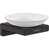 Мыльница AddStoris Hansgrohe 41746670, матовый черный