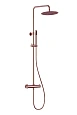 Душевая система AQUAme Siena AQM8006BC с термостатом, шлифованная медь Душевая система AQUAme Siena AQM8006BC с термостатом, шлифованная медь