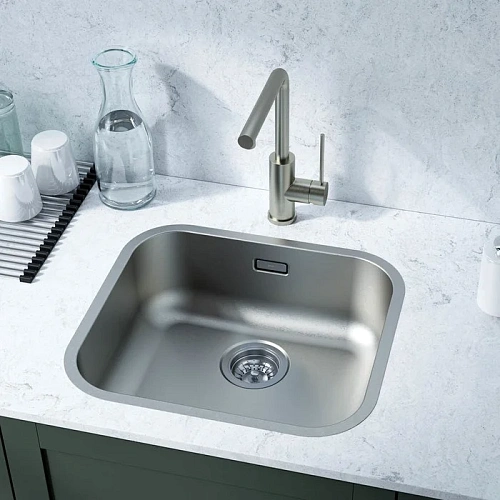 Кухонная мойка Iddis Mate (MAT49S0i77) нержавеющая сталь сатин 490x440 Кухонная мойка Iddis Mate (MAT49S0i77) нержавеющая сталь сатин 490x440