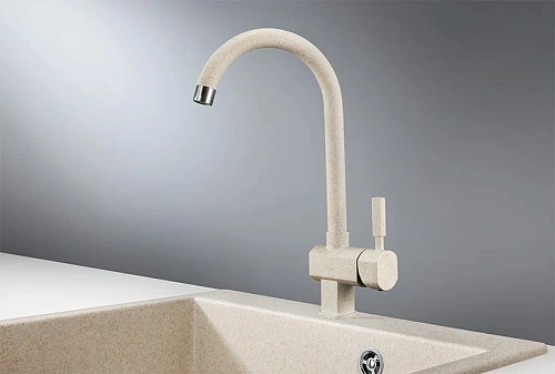 Смеситель для кухни Granula 31-ST, БЕЖЕВЫЙ Смеситель для кухни Granula 31-ST, БЕЖЕВЫЙ