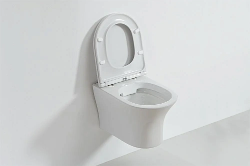 Унитаз подвесной Orange C01-100W безободковый, сиденье с микролифтом Унитаз подвесной Orange C01-100W безободковый, сиденье с микролифтом