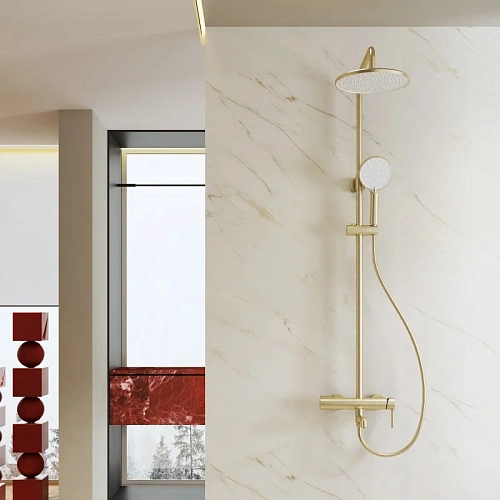 Душевая система Raglo R20.24.03, золотой сатин Душевая система Raglo R20.24.03, золотой сатин