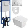 Комплект Унитаз подвесной STWORKI Хадстен SETK3304-0616-001-1-6000 с микролифтом + Система инсталляц 561334 Комплект Унитаз подвесной STWORKI Хадстен SETK3304-0616-001-1-6000 с микролифтом + Система инсталляц 561334