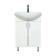 Тумба с раковиной Orange Лайт LA-50TUW+RA напольная белый Тумба с раковиной Orange Лайт LA-50TUW+RA напольная белый
